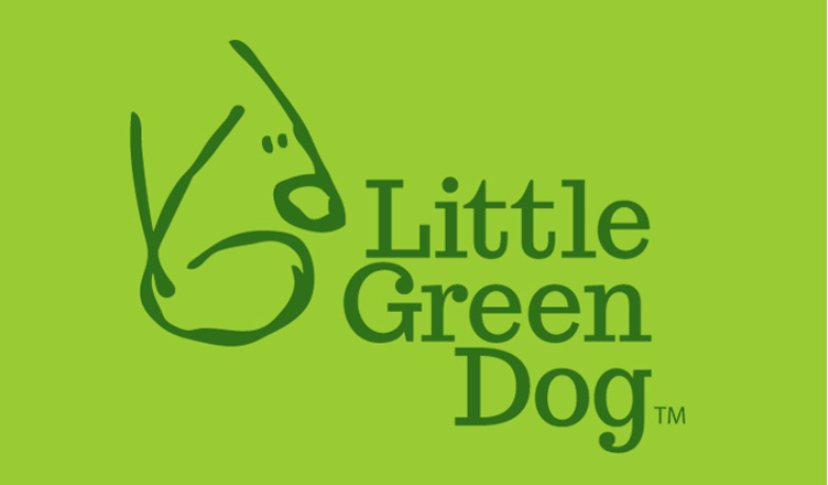 Little Green Dog card